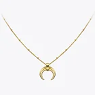 Женское Ожерелье с Луной Enfashion золотого цвета длинная цепь эффектные мужские ожерелья из нержавеющей стали ювелирные изделия в стиле бохо 2020 Naszyjnik PM193003