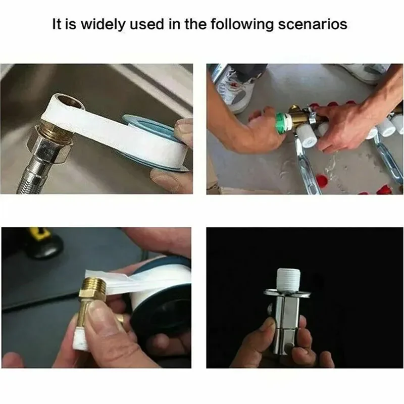 2 шт. 20 м лента для водопроводных труб из ПТФЭ безмасляная уплотнения ремня фитинг