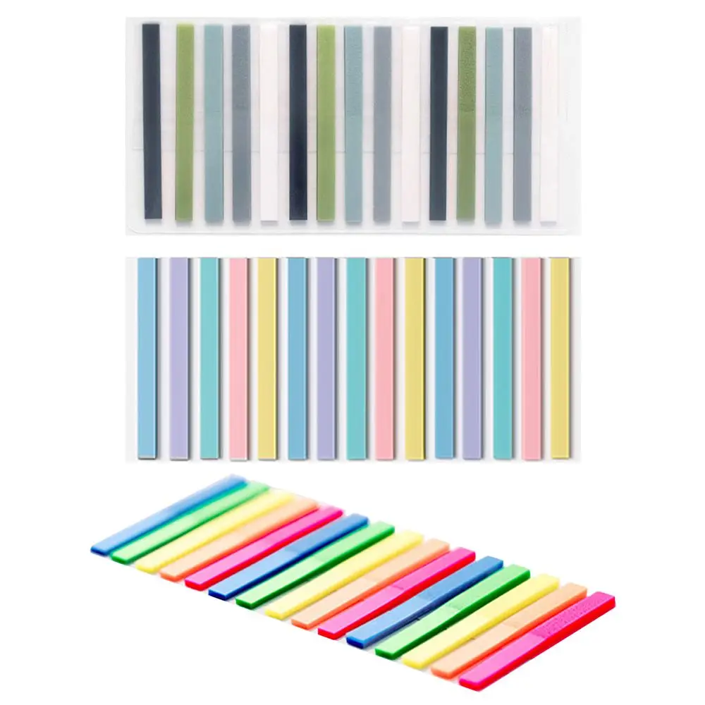 

School Gift Children Fluorescent Sticky Note Index Tabs Color Stickers Transparent