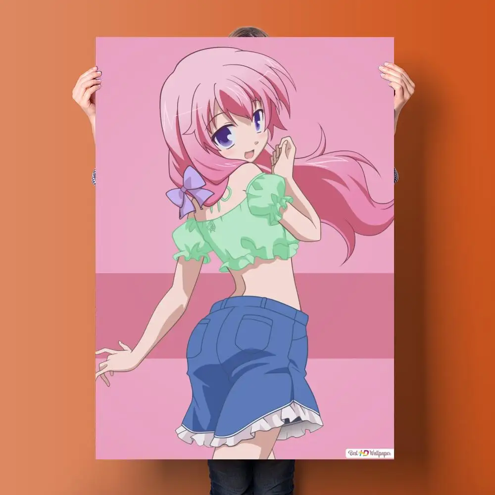 Аниме плакат baka and test настенный художественный постер на холсте для современной