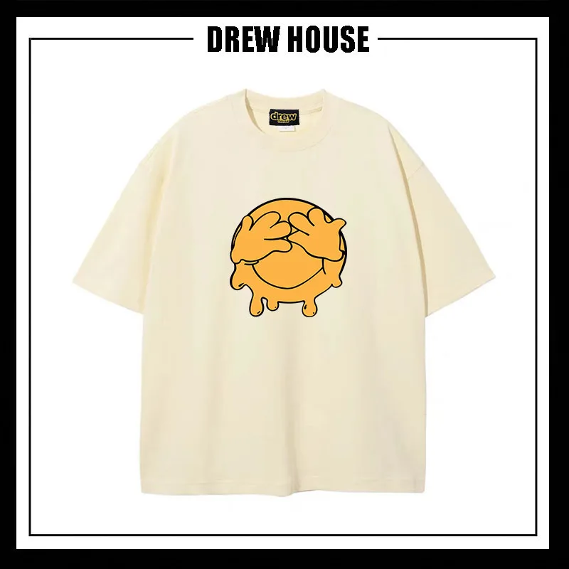 Футболка Мужская/Женская хлопковая свободного покроя с коротким рукавом и