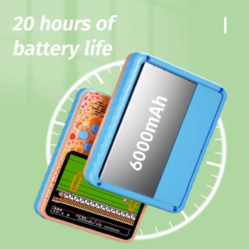 Детская портативная игровая консоль G6 игровой плеер с экраном 3 5 дюйма 666 в 1