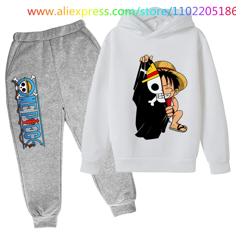 Новинка аниме цельный Луффи унисекс хип-хоп худи Детские свитшоты манга одежда
