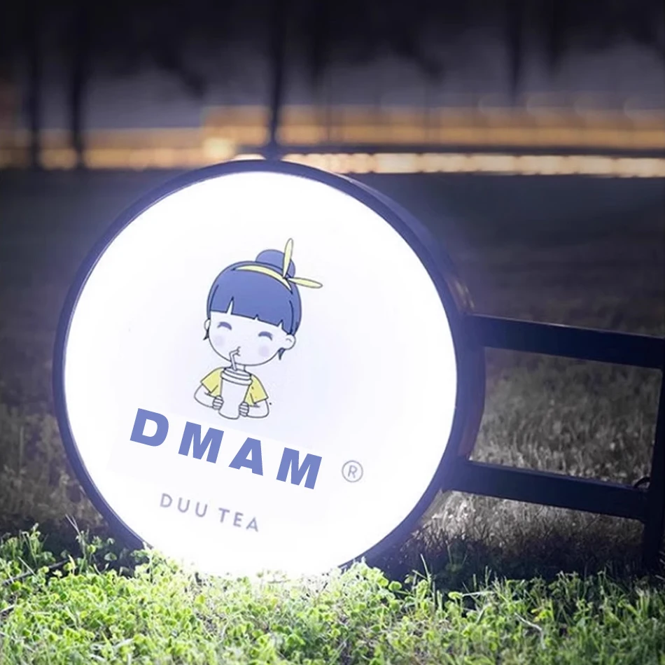 Пользовательский 3D светодиодный рекламный световой короб уличный