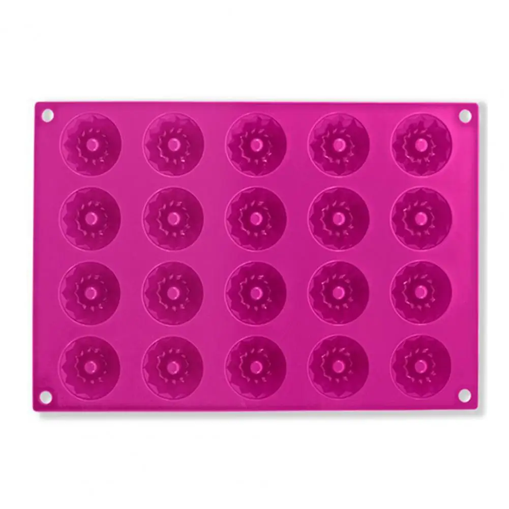 

Practical Dessert Mold Soft Cake Mold Heat-resistant 20 Grid Cake Biscuit Mold Baking Tool DIY