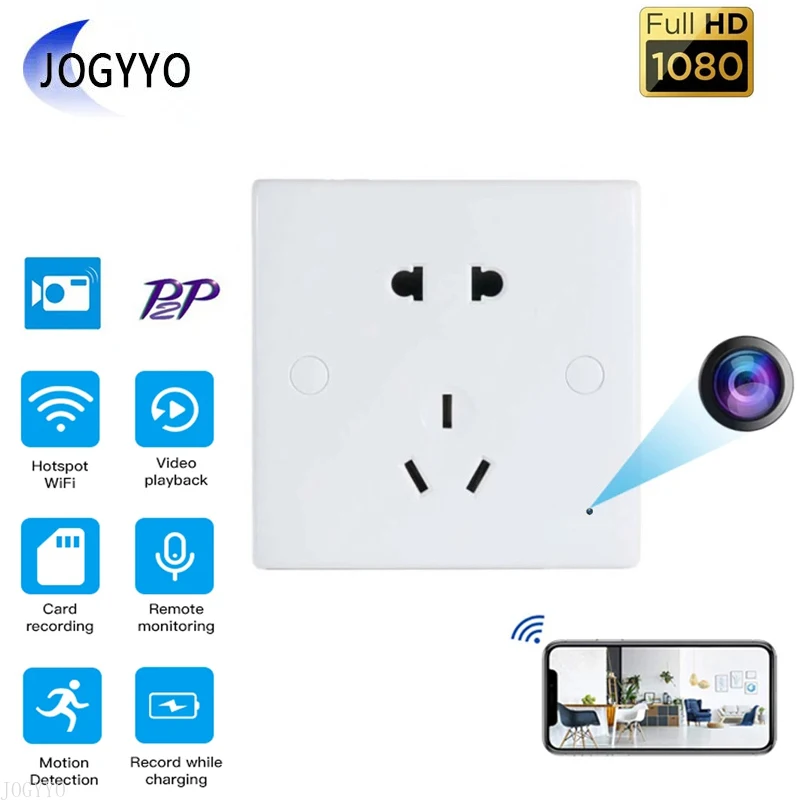 

Видеокамера с разъемом 4K, Wi-Fi, ip-камера, мониторинг движения, USB-порт для зарядки, аудио рекордер, скрытая TF-карта