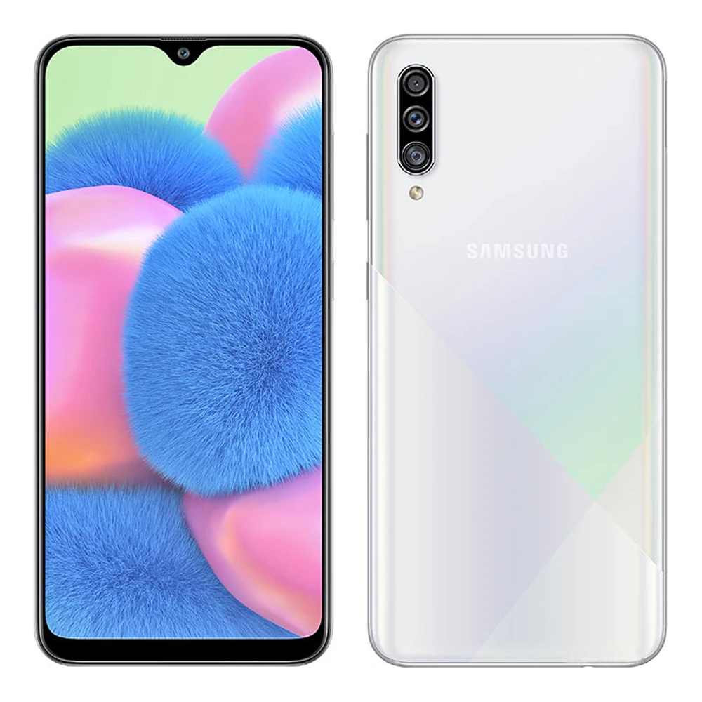 Samsung Galaxy A30s 4G Mobile Phone Refurbished A307F 6.4'' 4GB+128GB Dual Sim Card LTE in-Screen FingerPrint CellPhone Original