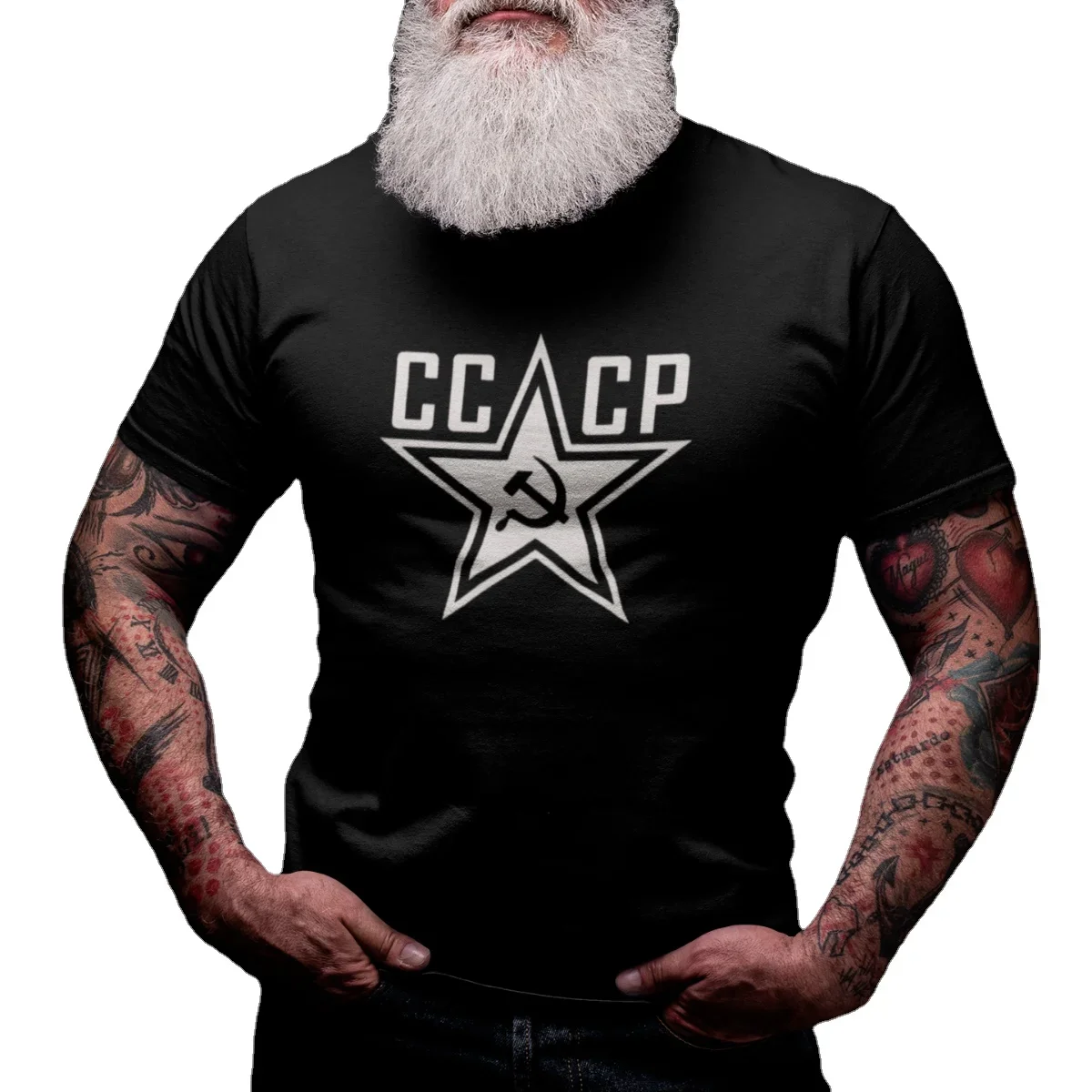 Футболка хлопковая с коротким рукавом Повседневная рубашка круглым вырезом