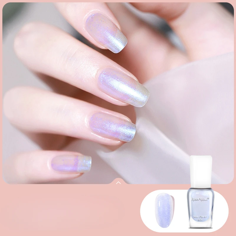 Разноцветный лак для ногтей 8 мл на водной основе не испечь устойчивый