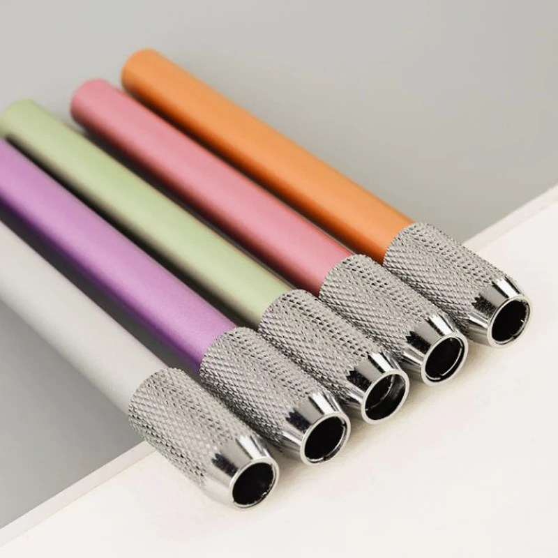 Цветной металлический удлинитель для карандашей 7 шт. защита инструмент письма