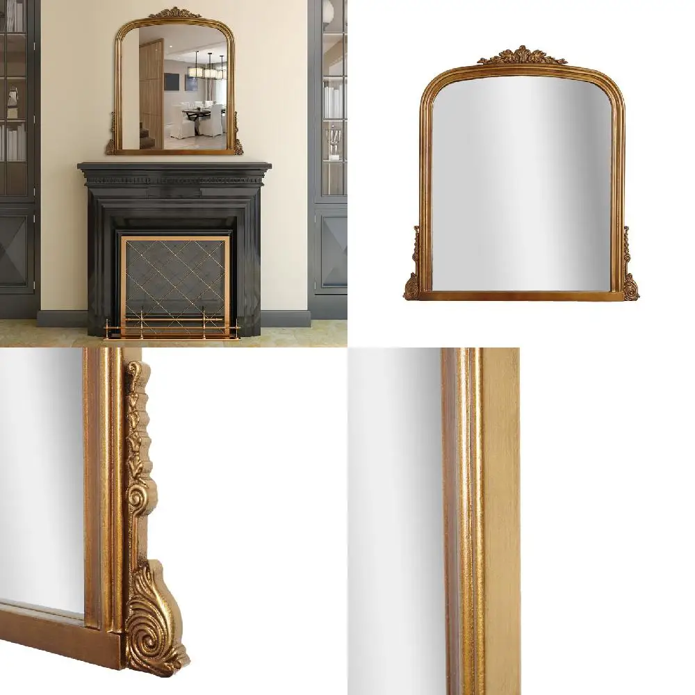 

Gorgeous Vintage-Inspired 20 Inches Rectangle Wood Wall Mirror, 32x20 Inches
