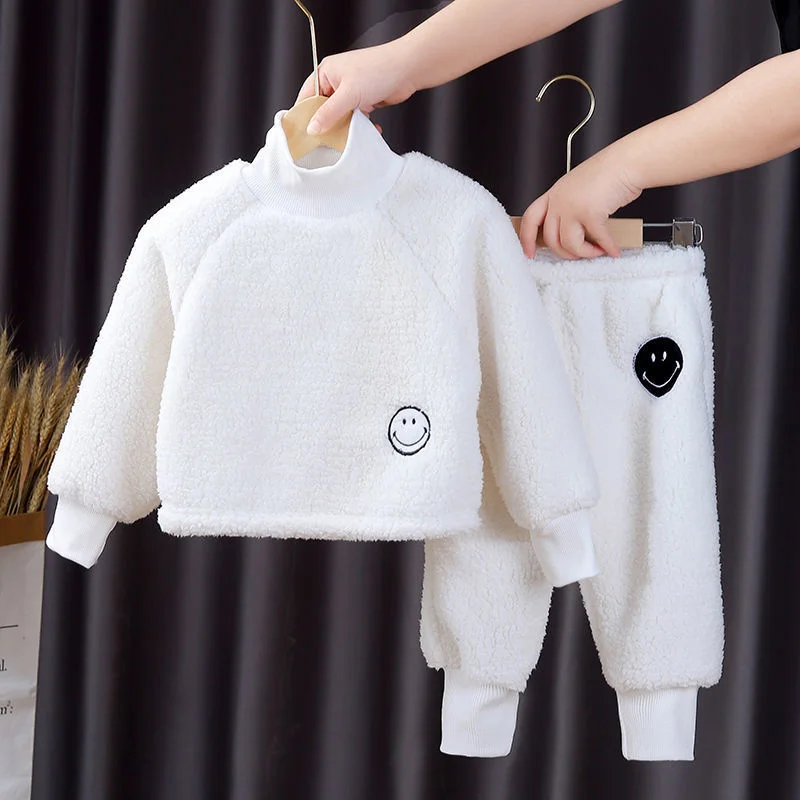 Girls Suit Sweatshirts +Pants 2Pcs/Sets 2022 Fleece Spring Autumn Toddler Kids Teenagers Cotton Tracksuit Sport Suits Children C