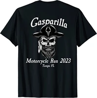 gasparilla motorcycler runs 2023 t shirt mens 100 cotton casual t shirts loose top size s 3xl