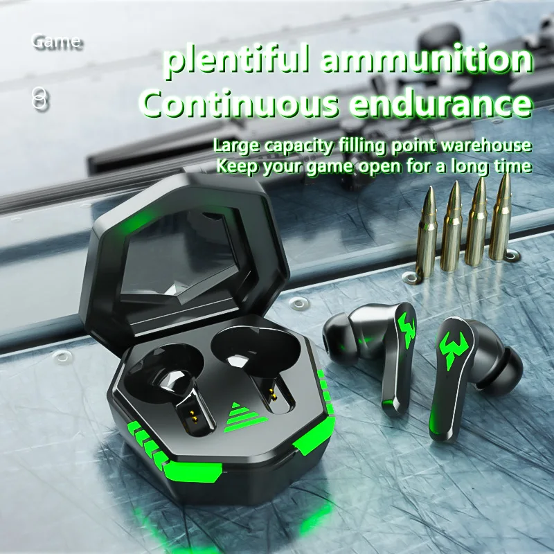 

N35 TWS New Bluetooth 5.2 Gaming Headset Low delay Noise cancelling headset Waterproof sports headset Microphone