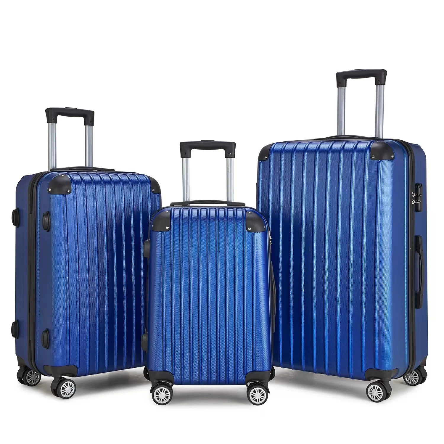 Three piece trolley case, universal wheel luggage, boarding travel luggage