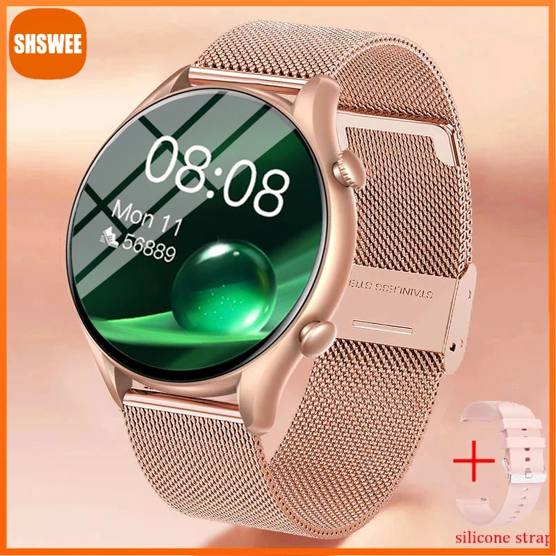

For Xiaomi Huawei Women Smart watch Custom Dial Watches Smart Clock Ladies Bluetooth For Android IOS+BOX Gift