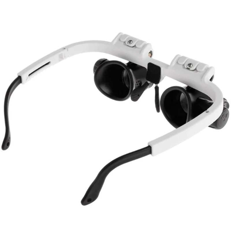 LED Glasses Magnifier 8X  23X Magnifying Glasses With Light For Close Work Jeweler Loupe Watchmaker Headband Magnifying Glass