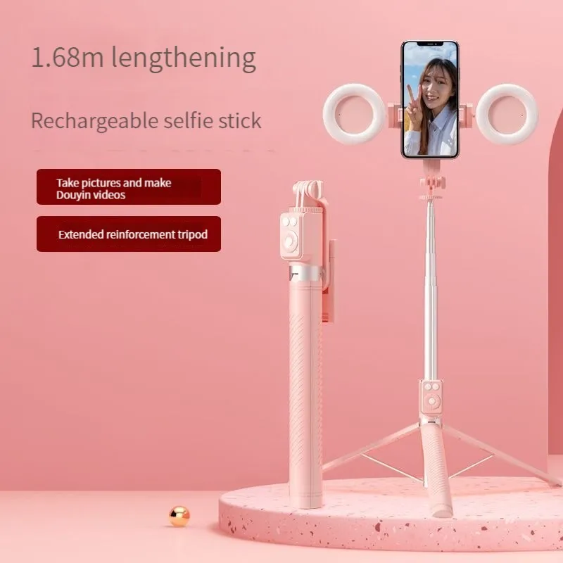 

Echome multi-functional Selfie Sticks Lever Remote Control Bluetooth Remote Control Camera Phone Holder Live Streaming Tripod