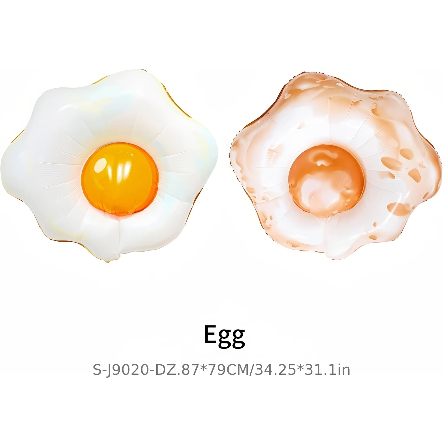 Набор из 4 гигантских воздушных шаров в форме жареного яйца для бранч-вечеринок, праздничных украшений, юбилеев и модных мероприятий (art.: 3920db59ea143) - 3920db59ea143
