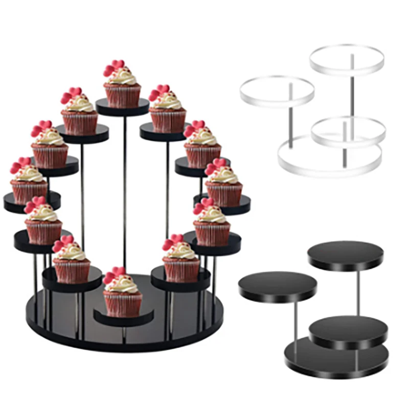 

Birthday Wedding Party Cupcake Stand Small Items Acrylic Decoration Acrylic Display Stand Suitable for Display of Tool Rack