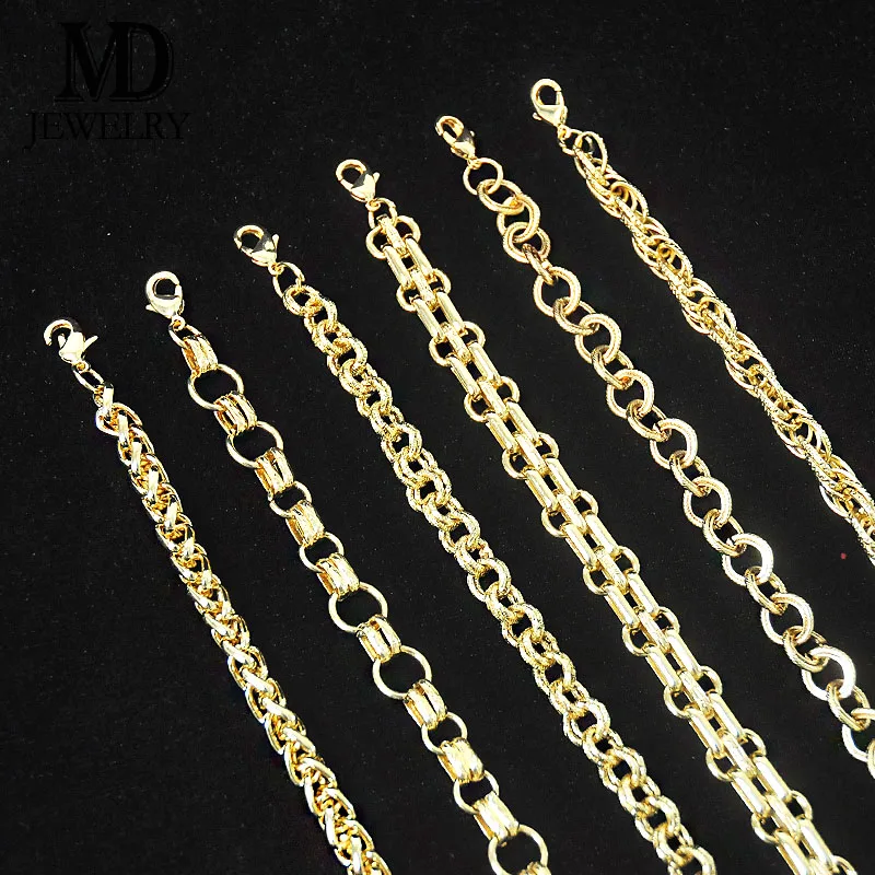 

M.D jewelry bracelets are suitable for both men and women wearing wrists, and the popular bracelet link chain design