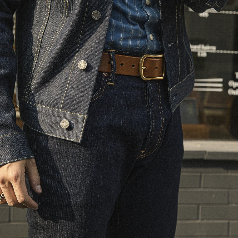 Красный Торнадо 12 унций узкие прямые джинсы в американском стиле ретро весенние