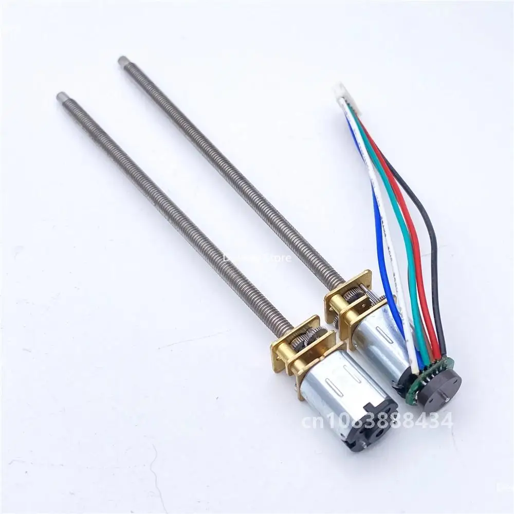 Резьбовой винт длинный вал N20 мотор-редуктор постоянного тока 3 В 6 12 M4 100 мм