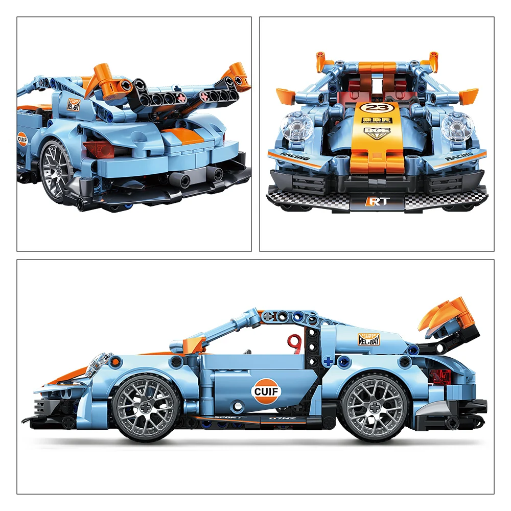 Toylinx 523 Шт. Масштаб 1:18 Строительные Блоки Строительная Машина Развивающая Игрушка