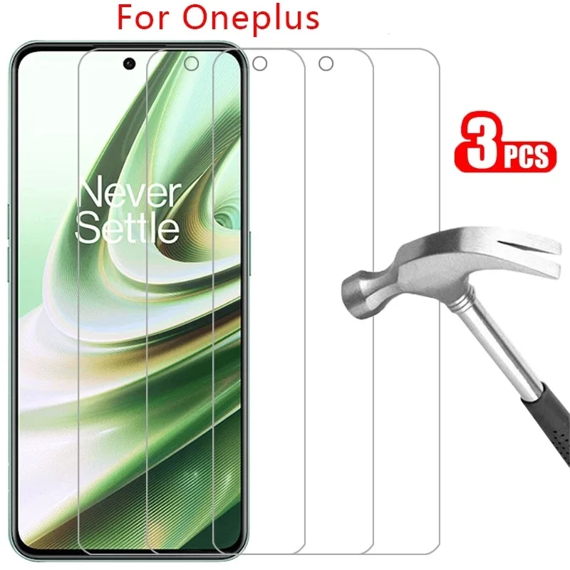 3pcs for oneplus 10t tempered glass for oneplus nord 2 t screen protector for oneplus 9 9r 9rt 10r nord 2t ce 2 lite glass film