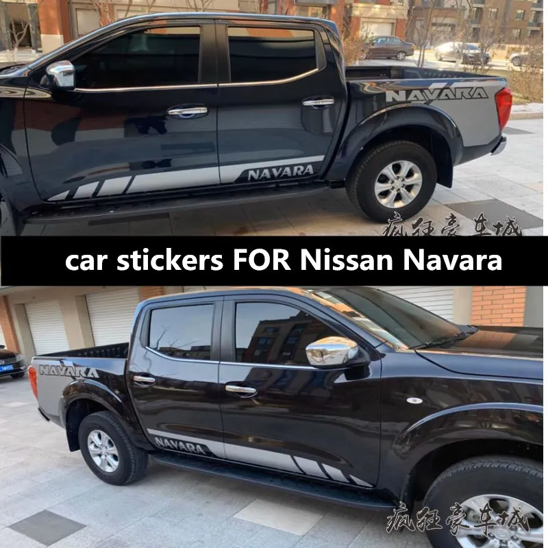 

Новые наклейки на автомобиль пикапа Nissan Navara, внешний вид кузова, специальные спортивные наклейки на автомобиль, аксессуары