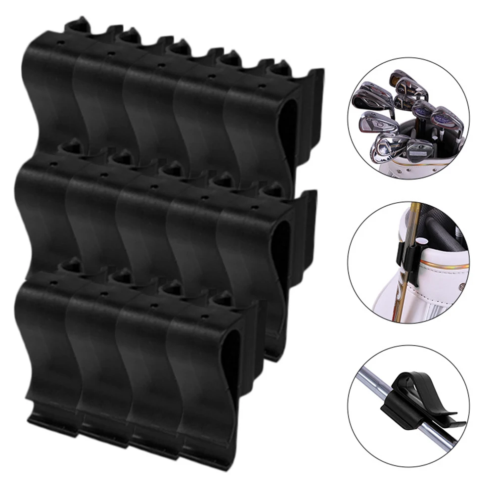 

Mini Golf Putters Clamp Holder Black Putting Fixed Organizer Club Clips Portable Training Aids Outdoor Sports Accessories