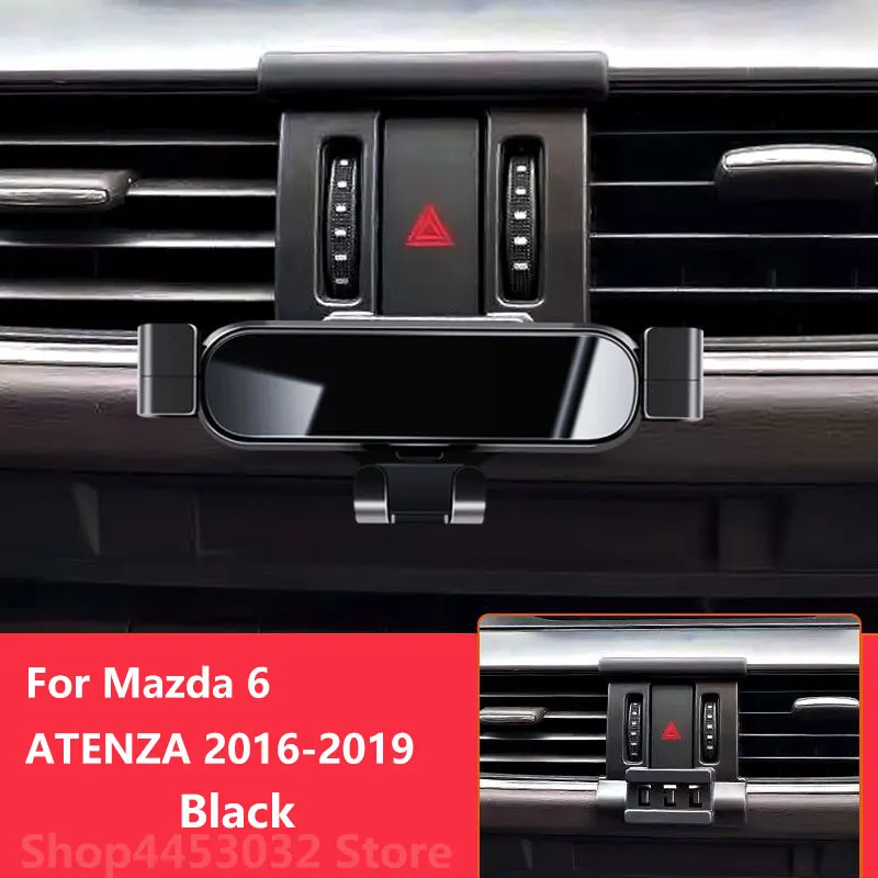 

Автомобильный держатель для мобильного телефона для ATENZA 2016 2018 Mazda 6 2019 2017, крепления Raptor, кронштейн, GPS-подставка, вращающаяся поддержка, аксессуары