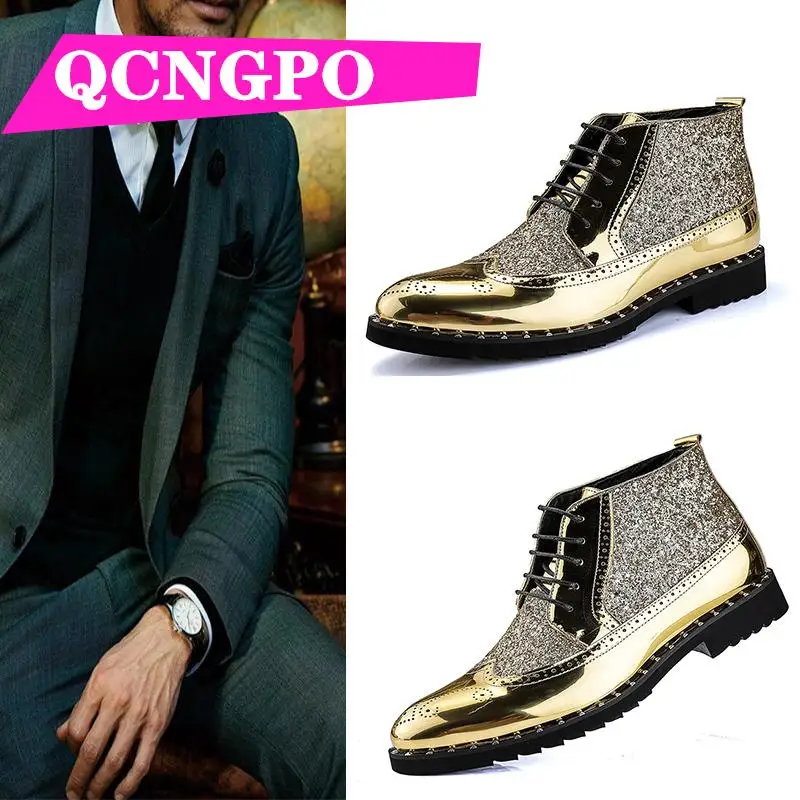 

Laces boots business boots vintage boots Medium Cut retro boots ankle boots casual boots leather boots men's winter boots