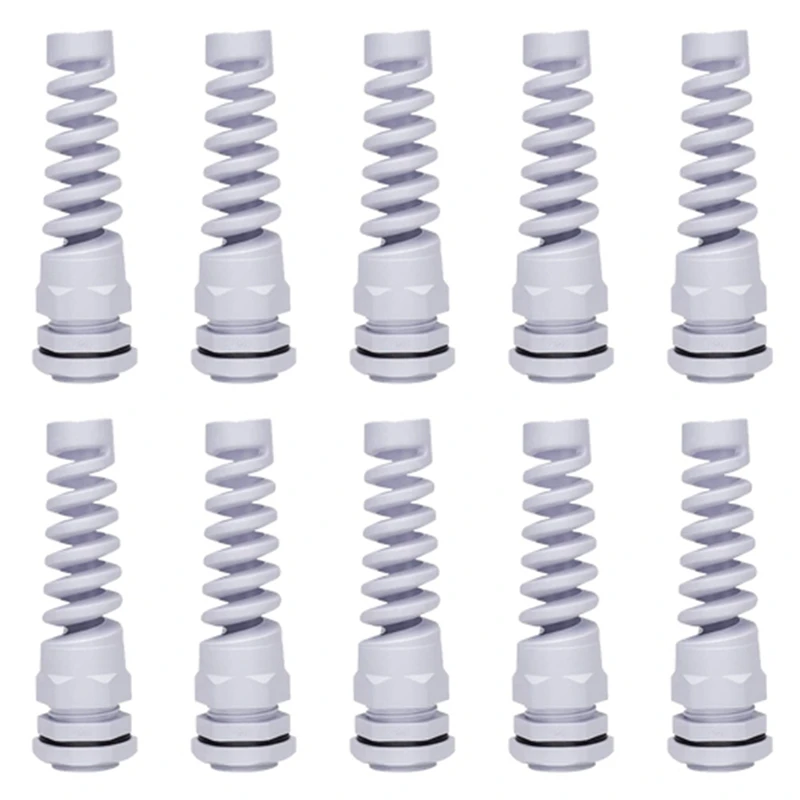 

Waterproof Cable Kit Adjustable Cable Gland With Cable Sleeve Plastic Cable Connector Torsion Resistant PG11 Male Thread