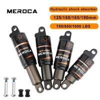 meroca mountain bike rear shock absorber 125150165190mm electric scooter shock absorber oil spring shock absorber