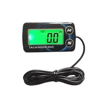 motorcycle tach hour meter svc lcd digital tachometer engine resettable maintenace alert rpm counter for chainsaws boats atv