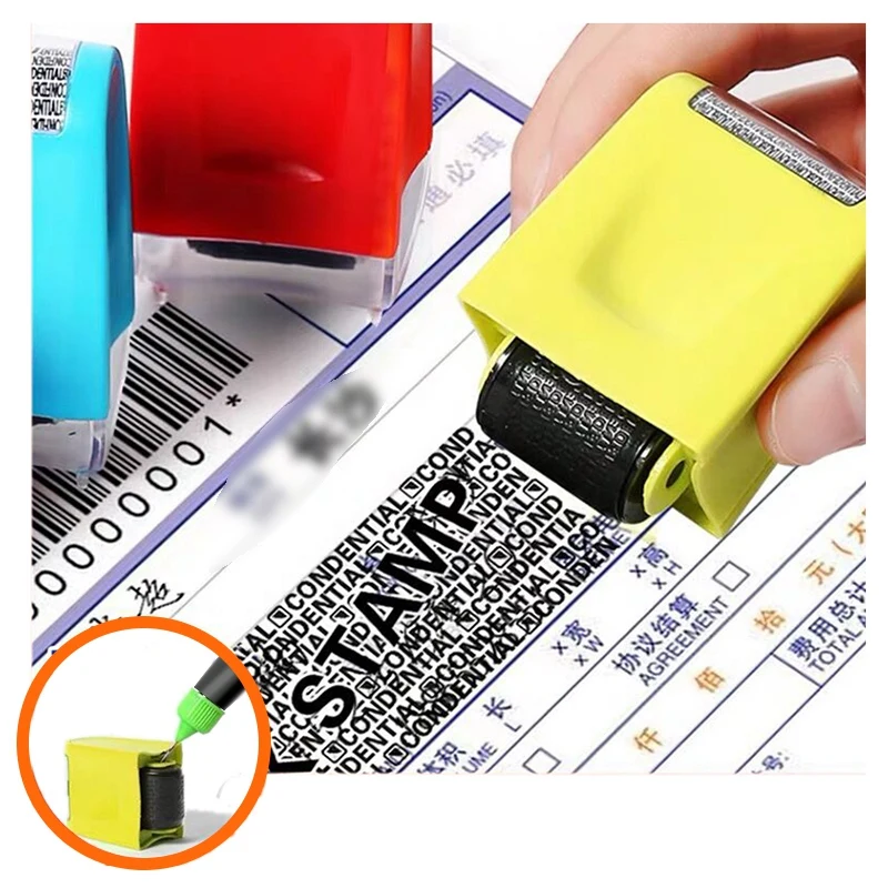 Акция! Роликовый штамп рабочий код фотороликовый портативный самостоятельный