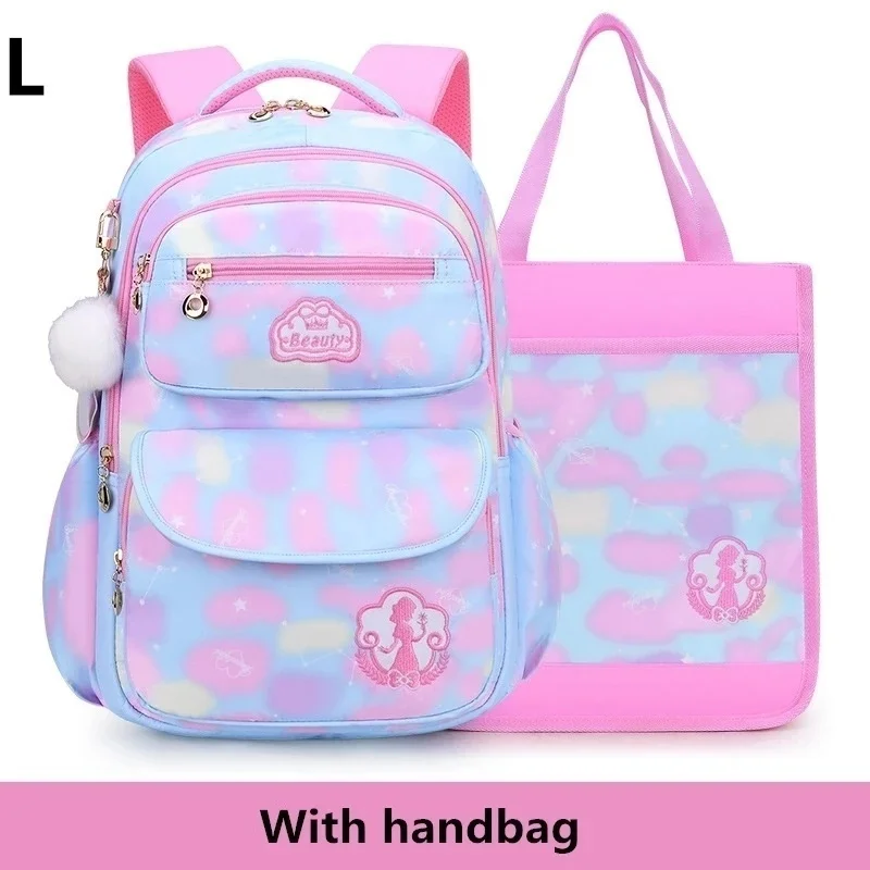 

2 Size Cute Girls School Bags Children Primary School Backpack satchel kids book bag Princess Schoolbags 2023 Mochila Infantil