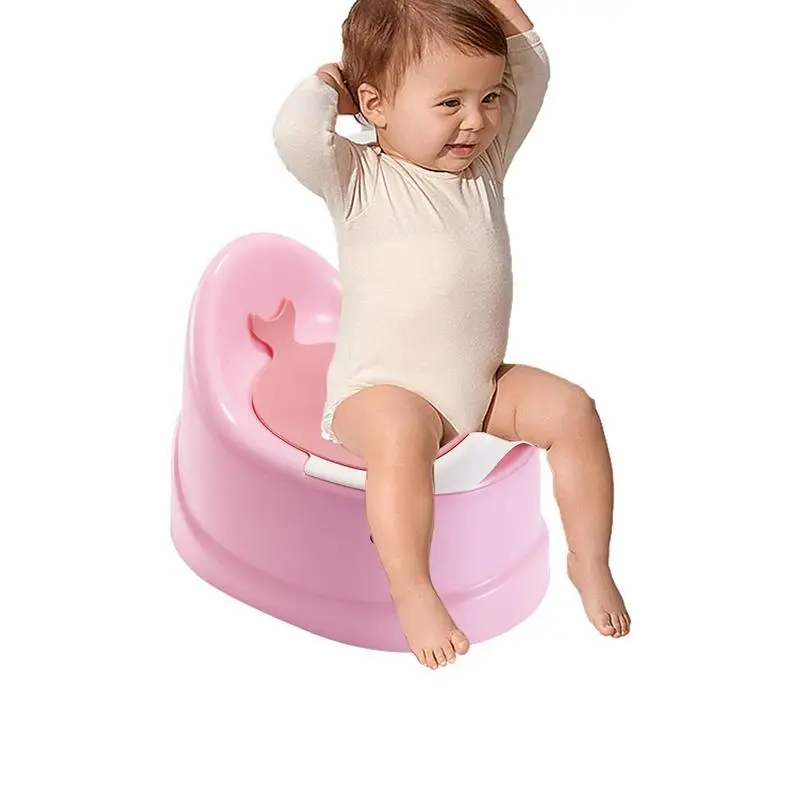 

Toddler Potty Baby Toilet Trainer Stable And Safe Oval Bottom Design Portable Training Toilet For Travel Non Slip Potty For
