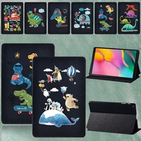 for samsung galaxy tab a7 10 4a7 lite 8 7tab a 8 0a 10 5a 10 1a a6 10 1a 9 7 anti drop tablet leather foldable stand cover