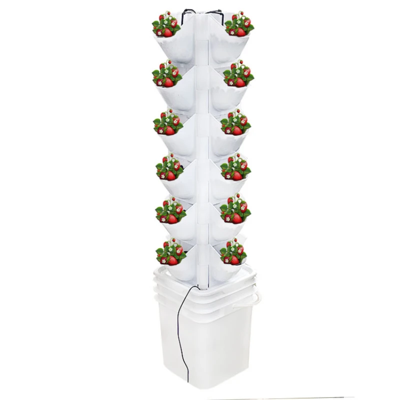 

Home Real Vertical Planter system Hydroponic Vertical System for Strawberry