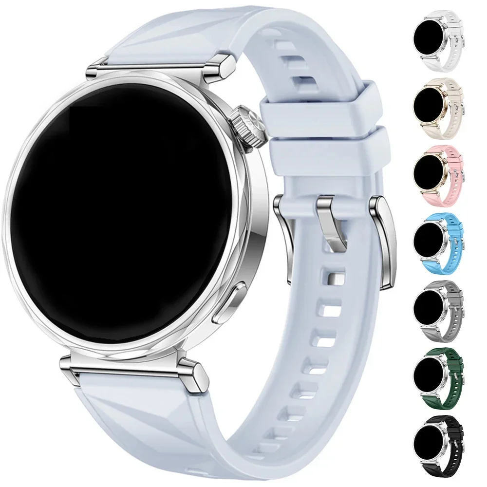 Металлический силиконовый ремешок 18 мм для Huawei Watch Gt 5 41 спортивный браслет Gt5