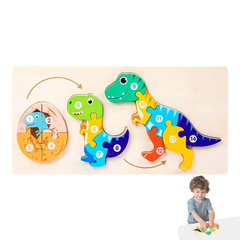 

Toddler Wooden Puzzle Educational Toys Animal Shaped Jigsaw Educational Early Learning Toys For Toddlers Boys Girls Ages 2-4