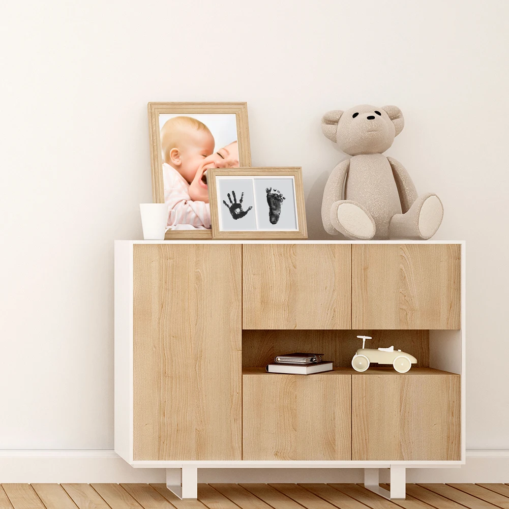 

Детская Нетоксичная ручная печать, Детские сувениры, литые фоторамки «сделай сам», чернильная подставка для новорожденных, подарки на день ...