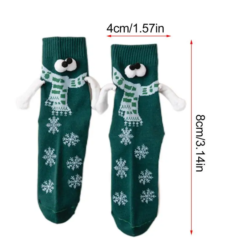 Магнитные носки для женщин 1 пара рождественские пар забавные кукол крутые