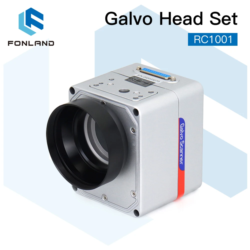 FONLAND RC1001 Fiber Laser Scanning Galvo Head Set 10.6um &1064nm & 355nm 10mm Galvanometer Scanner with Power Supply
