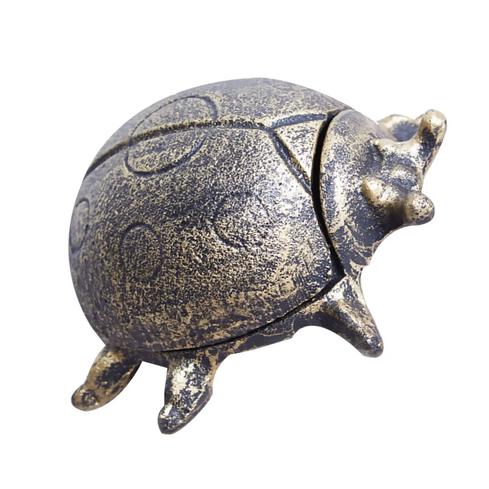 

1PC Scarab Design Ashtray Room Arrangement Table Container Vintage Storage Dish for Men