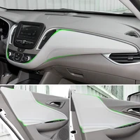 for chevrolet malibu xl 2016 2017 2018 car door armrest panels center control dashboard panel microfiber leather cover trim