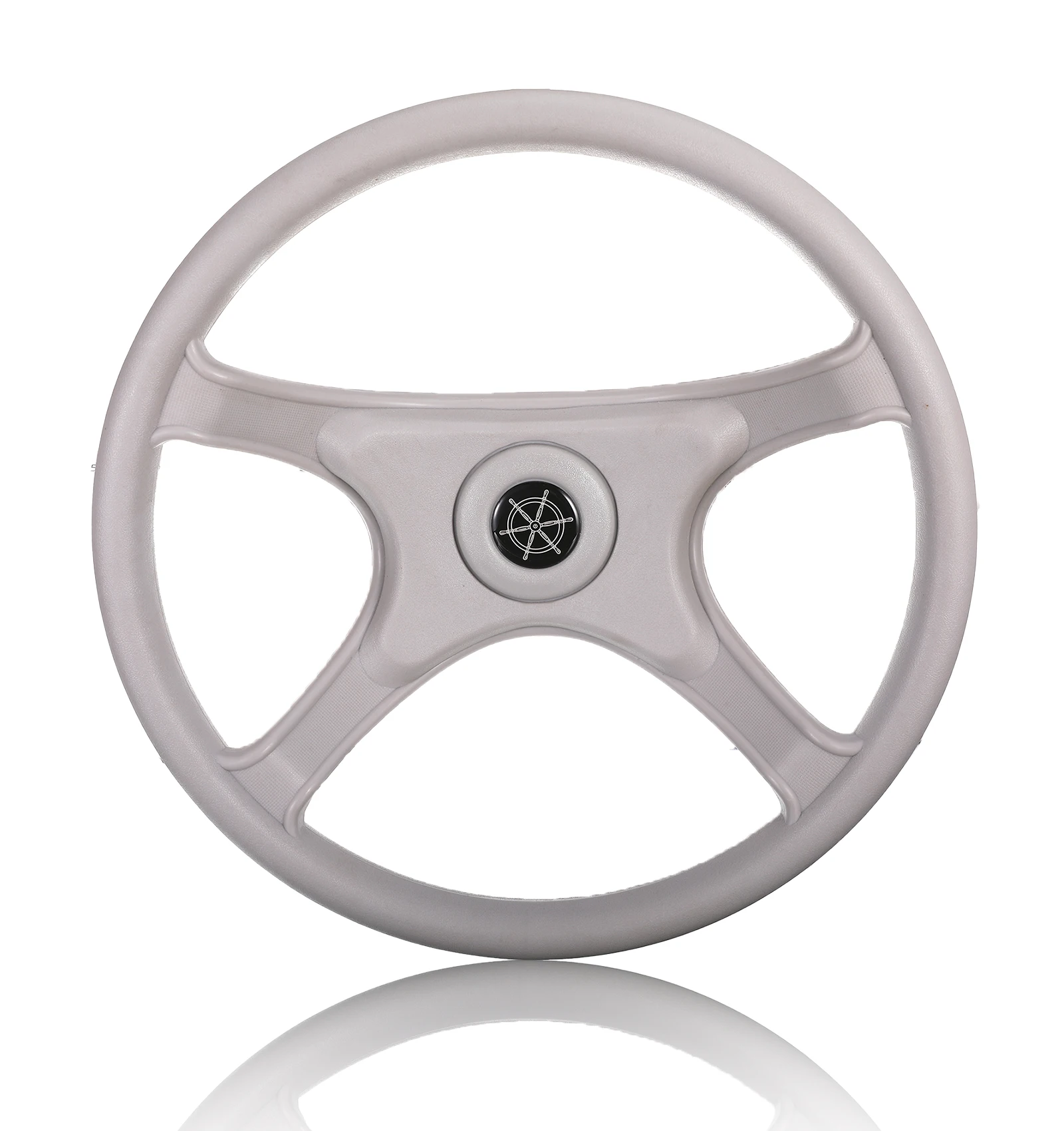 

Boat Steering Wheel with Cap Console Helm Steer System Replacement Part