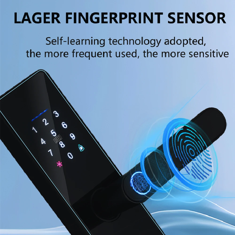 Новинка 2023 года Wi-Fi Tuya APP умный дверной замок удаленная разблокировка цифровой